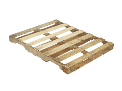 Recycled wood pallets inspected and repaired by Heritage Pallets