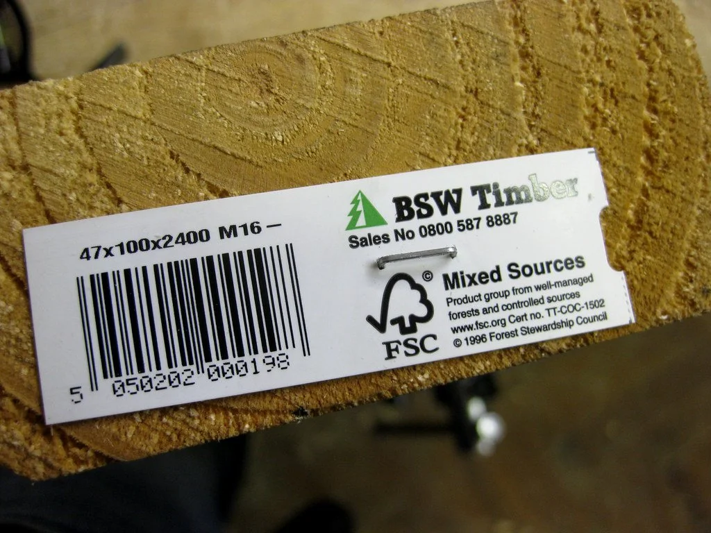 FSC label for pallet manufacturer
