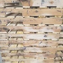 Iron and Tannin Acid Stain on Wood Pallets in Georgia