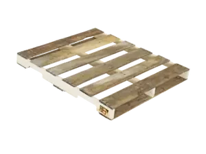 Combo pallet built from recycled and new lumber by Heritage Pallets