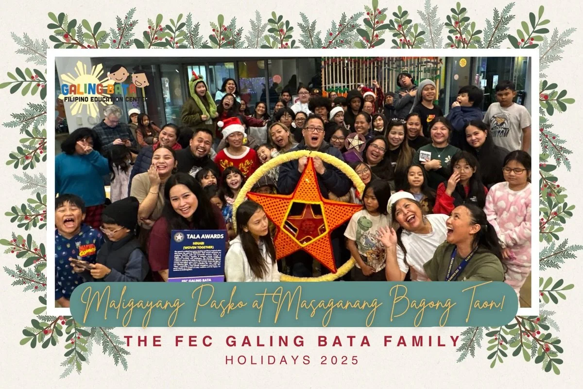 From our FEC Galing Bata family to yours, wishing you a joyful and restful holiday season! ❤️💚

Maligayang Pasko at Masaganang Bagong Taon po sa inyong lahat! 🌟

#GalingBata #GalingBataFamily