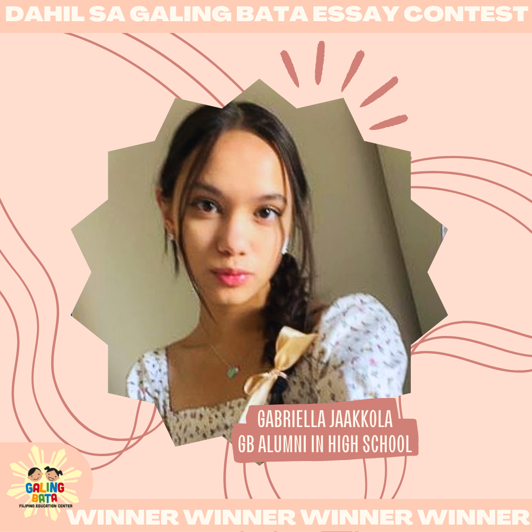 Dahil sa Galing Bata Essay Winner: GB Alumni in High School