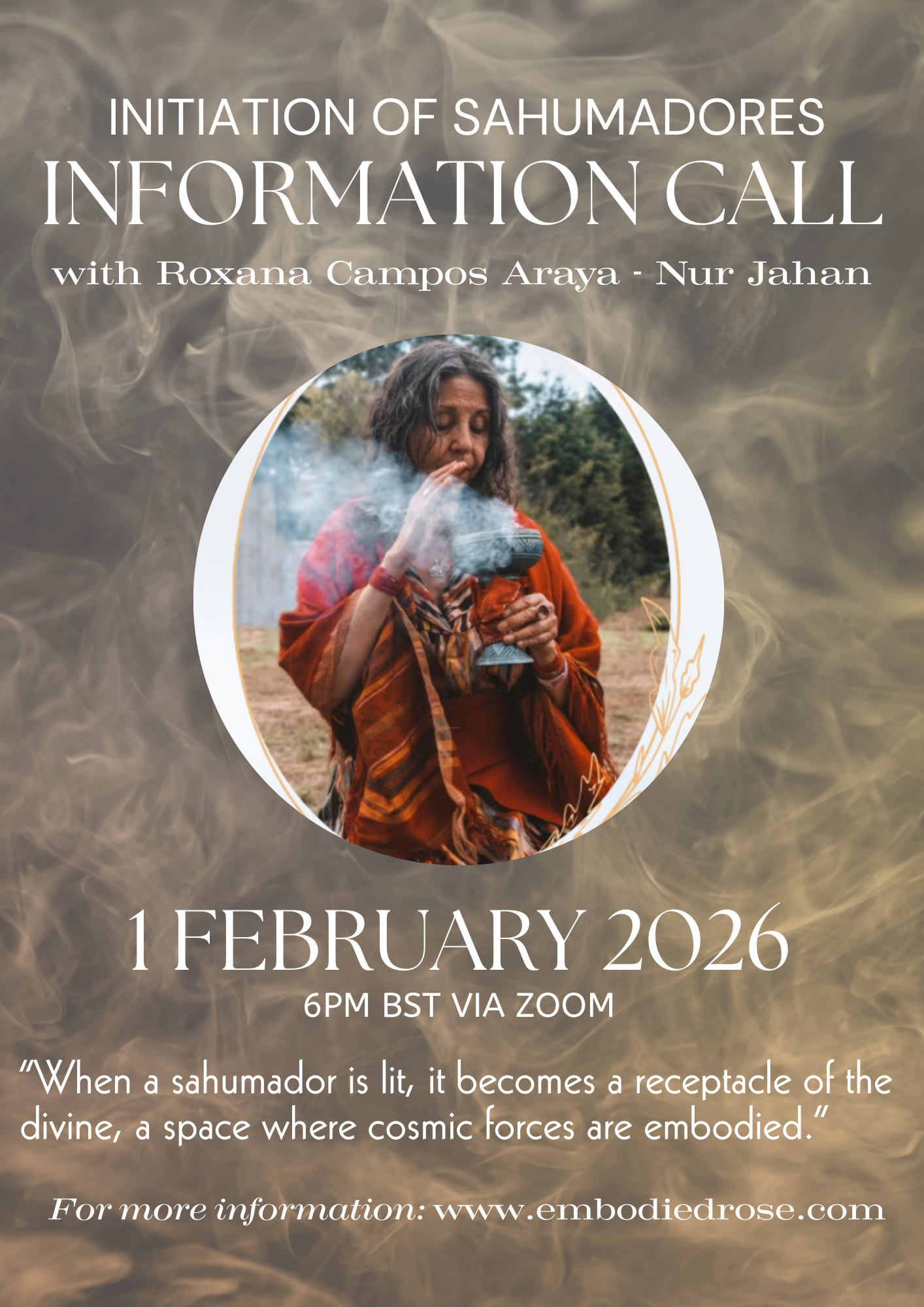 Sahumadores Initiation Retreat Information Call