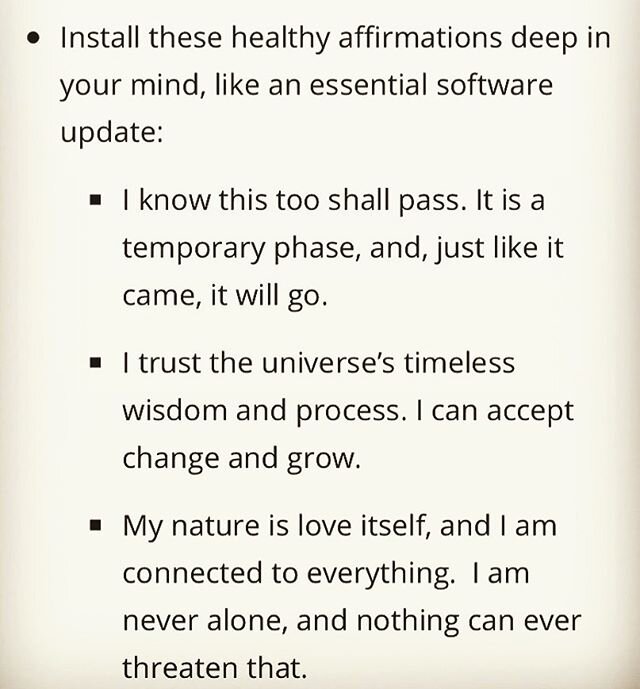 One of my contributions from an online article focused on helping to cope with challenging feelings and emotions.

Hope to see you all for free online meditation M W F at 7pm Eastern&mdash;link in bio or use Zoom Mtg ID:  729-495-480 🙏❤️✨