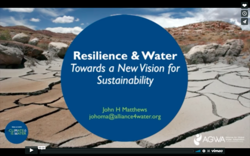 AGWA at COP21 - “Resilience &amp; Water: Towards a New Vision for Sustainability”