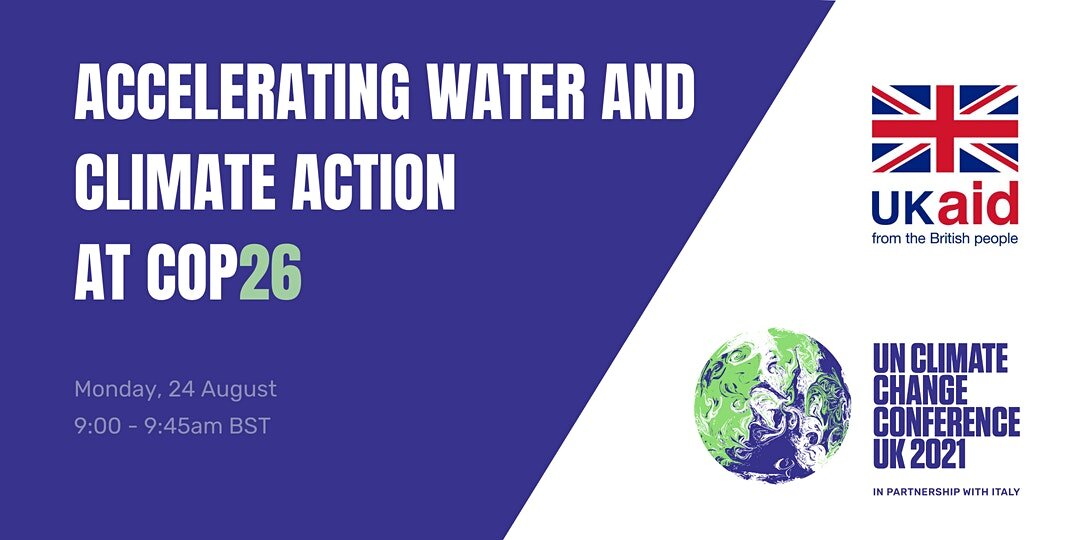 Accelerating Water and Climate Action at COP26
