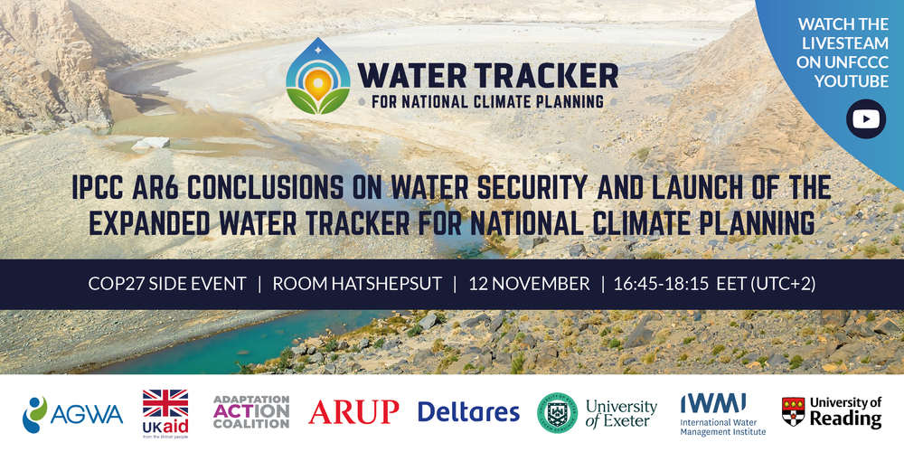 IPCC AR6 conclusions on water security and launch of the Expanded Water ...