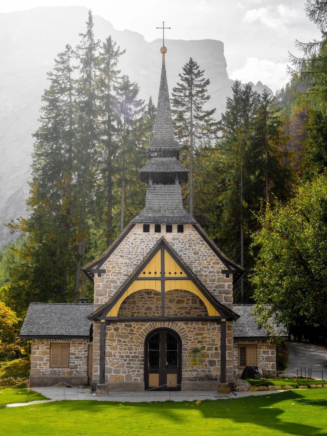   And a closer look at the church – this time from the other side of the lake!  