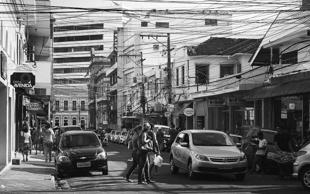   Dla jednych chaos, dla innych - wszystko jasne i klarowne. Ulice Manaus  