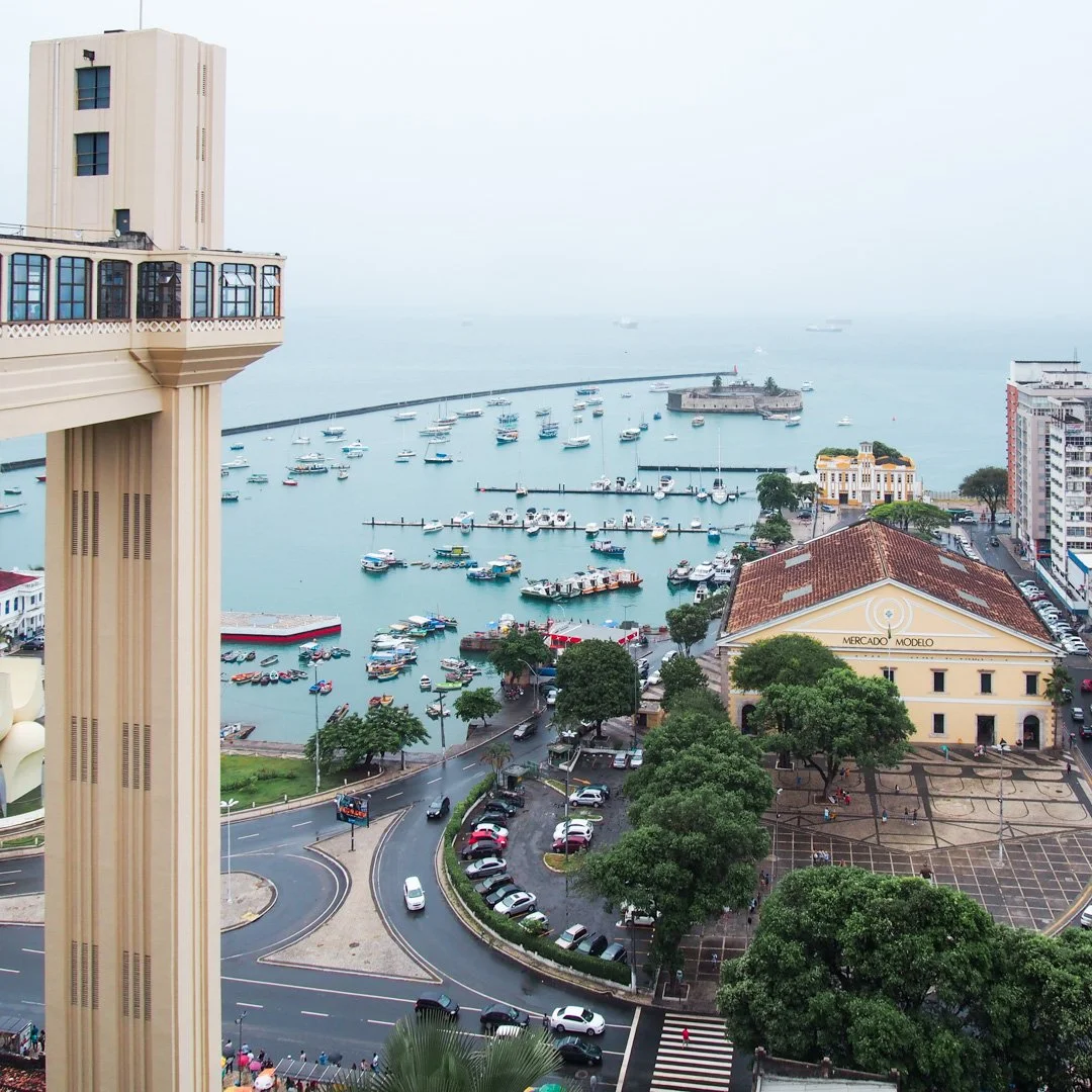   Ocean and port view from Pelourinho  