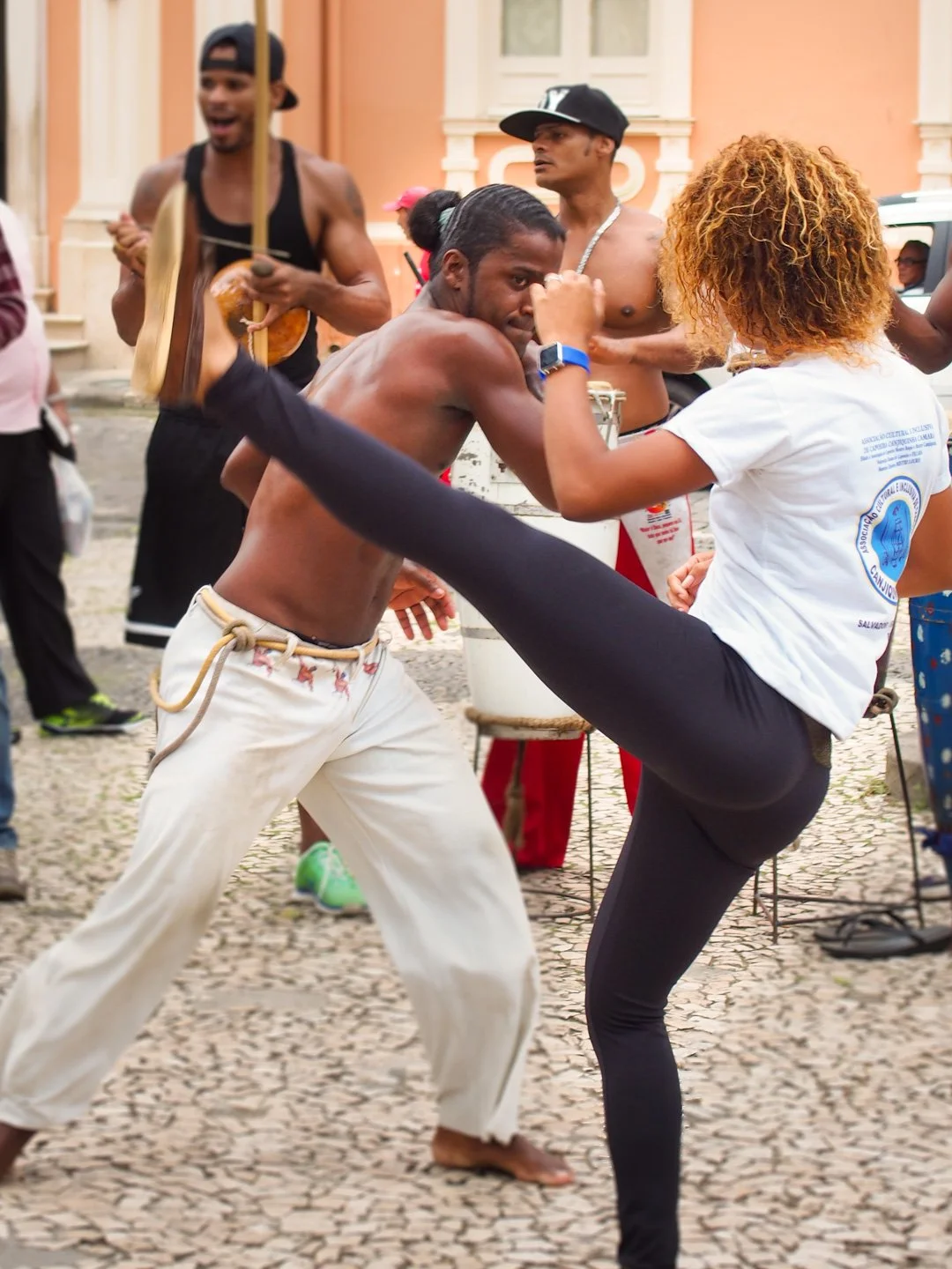   Capoeria in Pelourinho - a bit staged for tourists, but still very real  