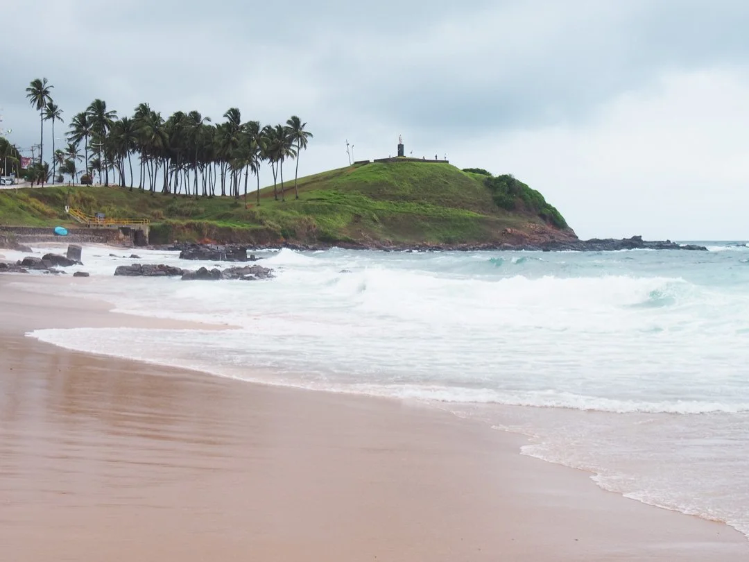   Long sandy beaches of Salvador Bahia  