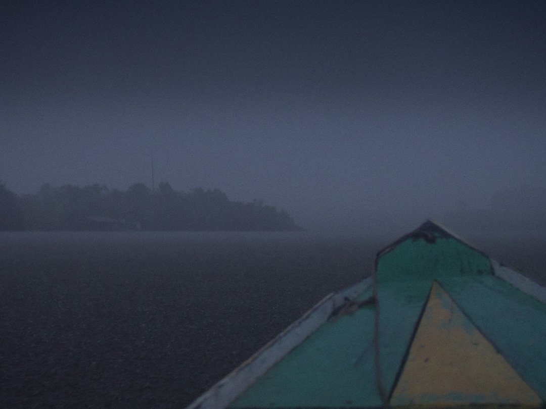   Were we caught in a tropical storm while on the boat? Indeed.  