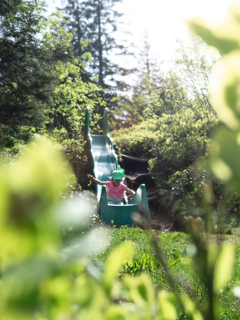   No kids' trail is complete without a playground—or at the very least, a slide  😁 
