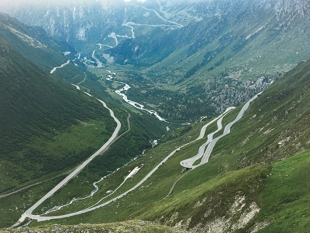   Not sure what’s more beautiful – Aletsch or the drive to Fiesch over Furkapass  😍 