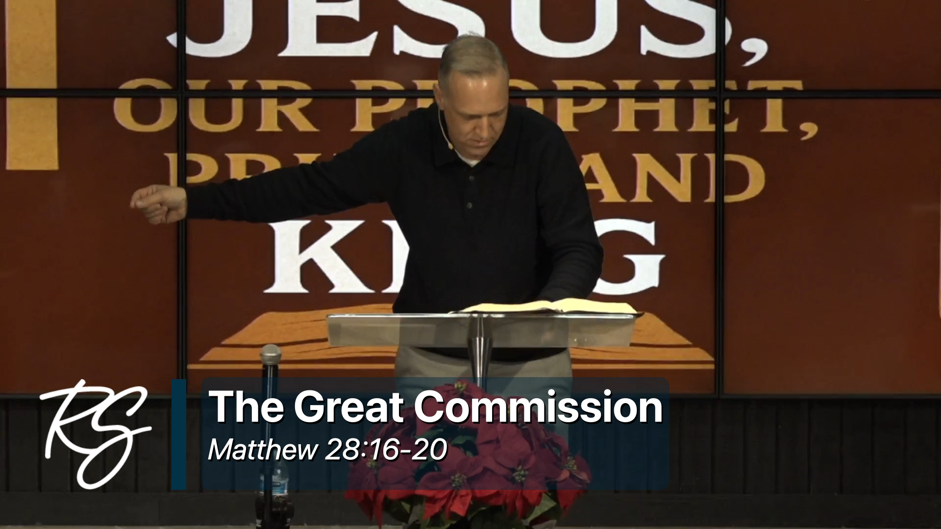 12/28/2025: The Great Commission
