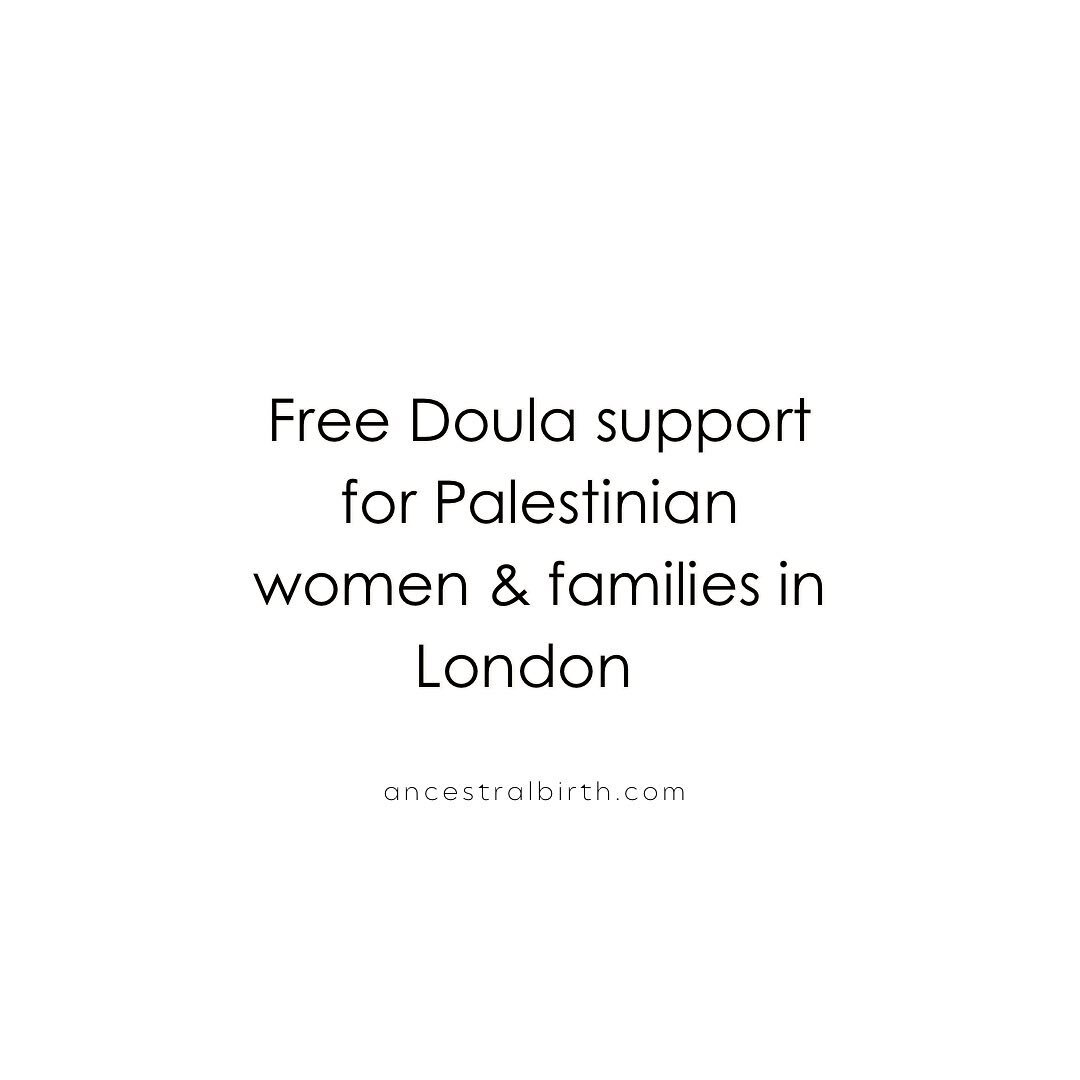FREE Doula support for Palestinian women and families. 

Please read the full caption and if you have questions send me an email, NO DMs please. 

Doula support can include any of the following:
-Antenatal preparation 
-Birth support (in person or re