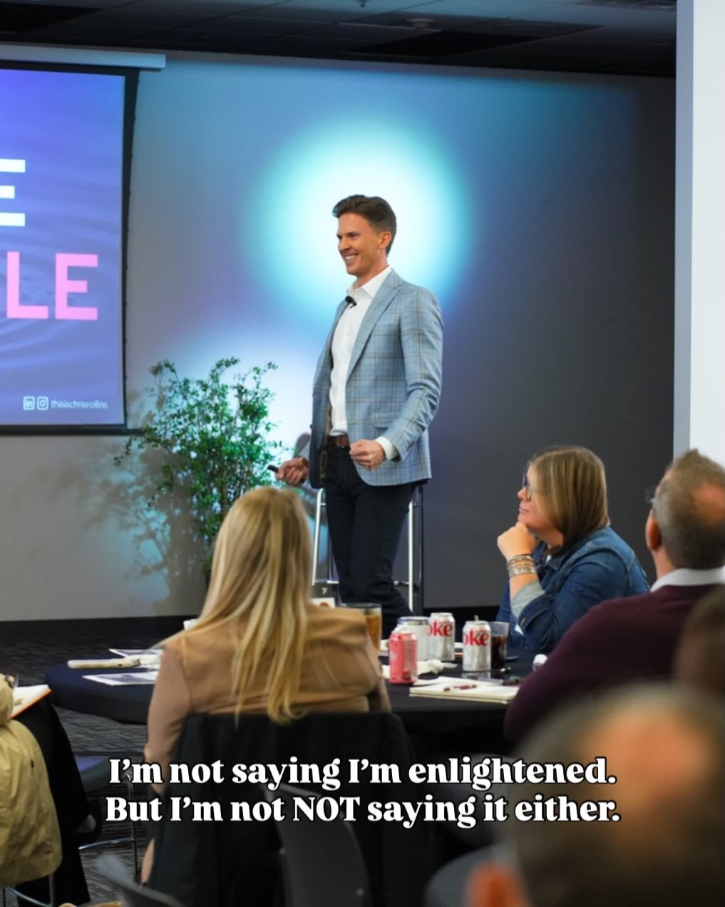 You&rsquo;ll just have to come to Humans: The Future of Work and see what happens to you. Halo not guaranteed. Shift in thinking, pretty likely 😇🙃🌊

We&rsquo;re at 50% capacity (!!) enlightenment is first come, first served. 

Link in bio for tick