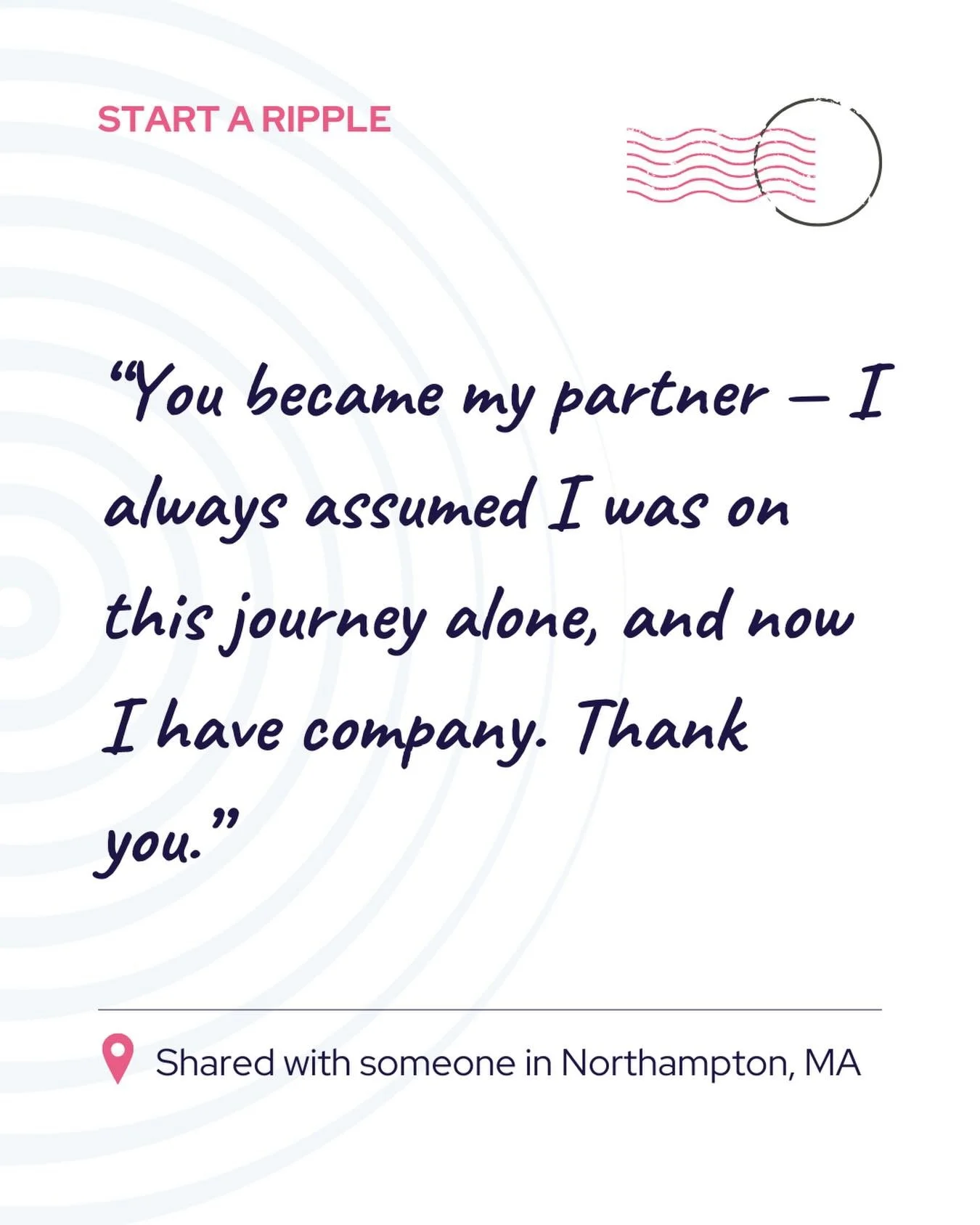 LONELY NO MORE
&bull;
&bull;
&bull;
Howdy partner - let&rsquo;s do life together. 

Tag the person who said yes to this journey with you 🤗

#StartaRipple #RippleEffectMoment #Friendship #Partners #Love