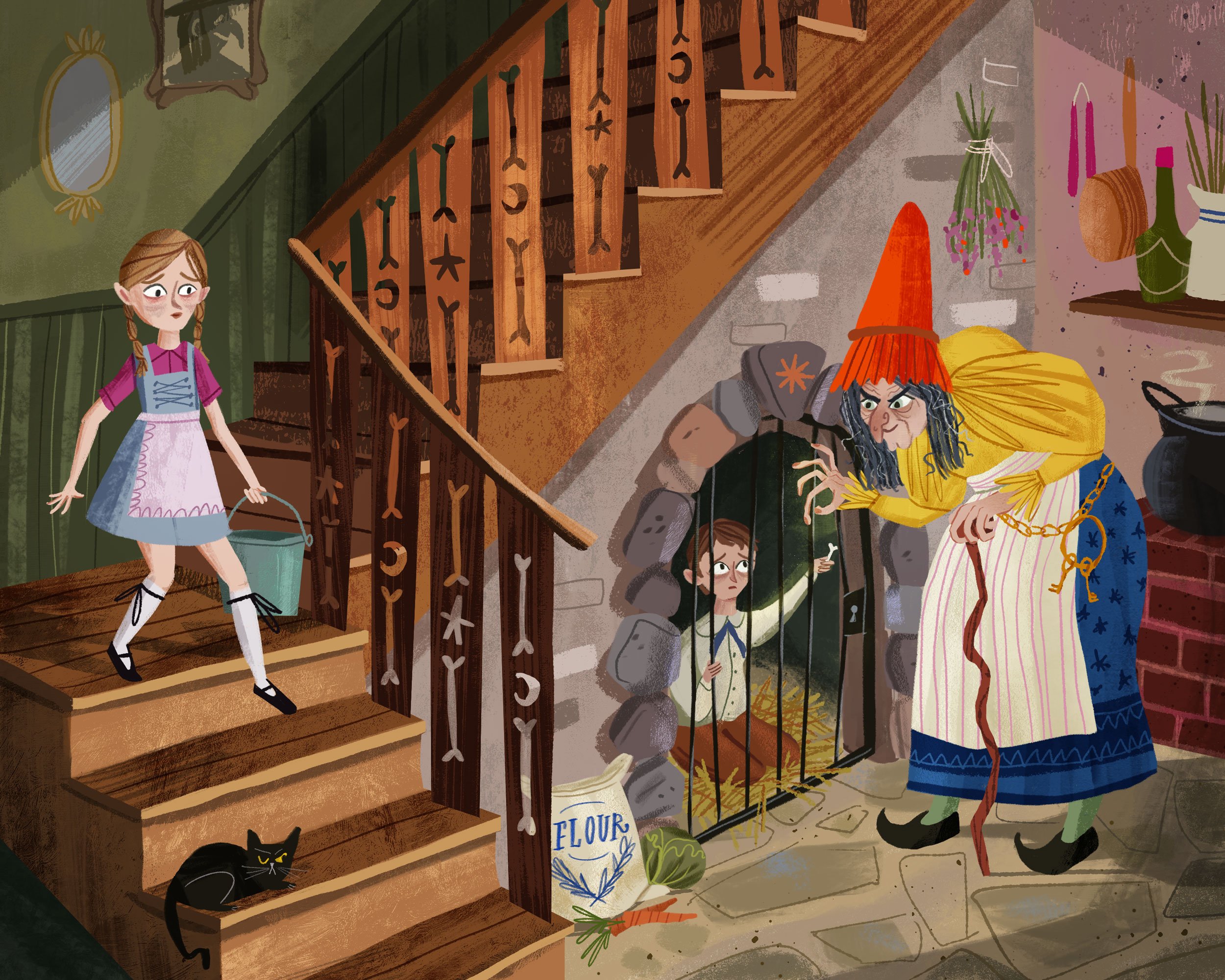 Hansel + Gretel Exterior — Kaly Quarles Illustration + Art