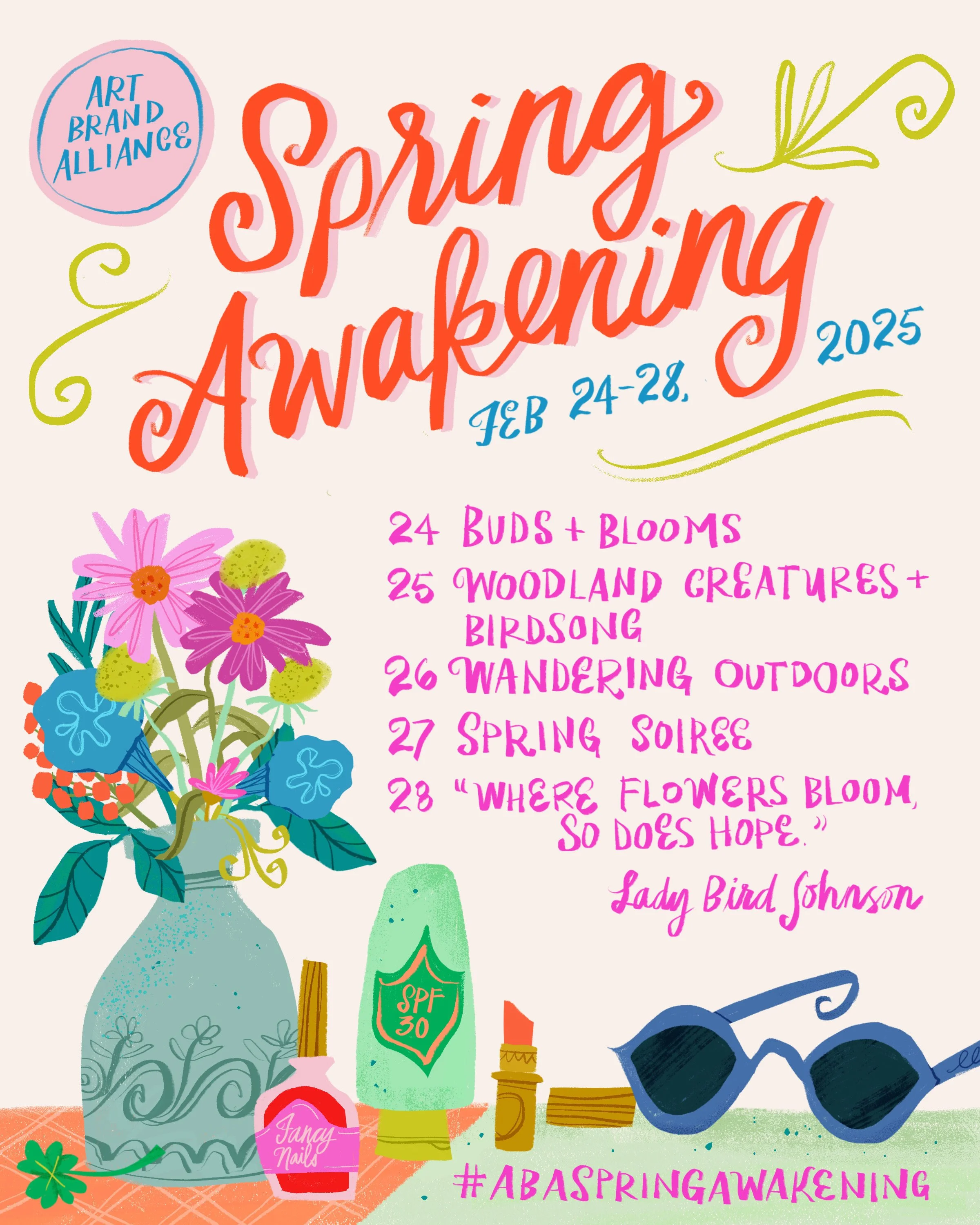 Spring Art Challenge — Kaly Quarles Illustration + Art