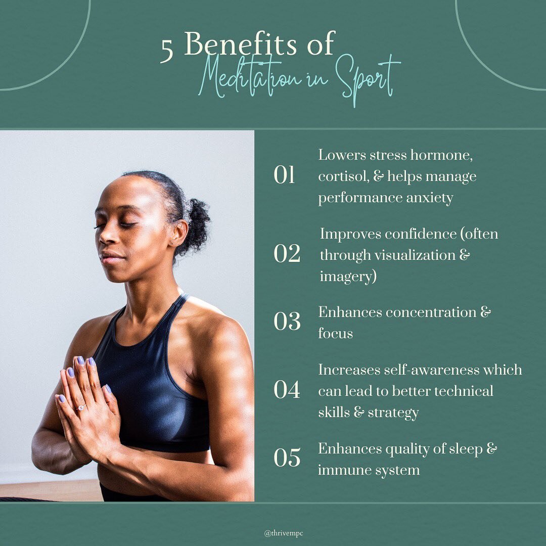 Meditation has numerous benefits for all of us as we go through life. However, the benefits of meditation &amp; mindfulness have recently gained traction in sport performance research, too. While there are many sport performance benefits that researc