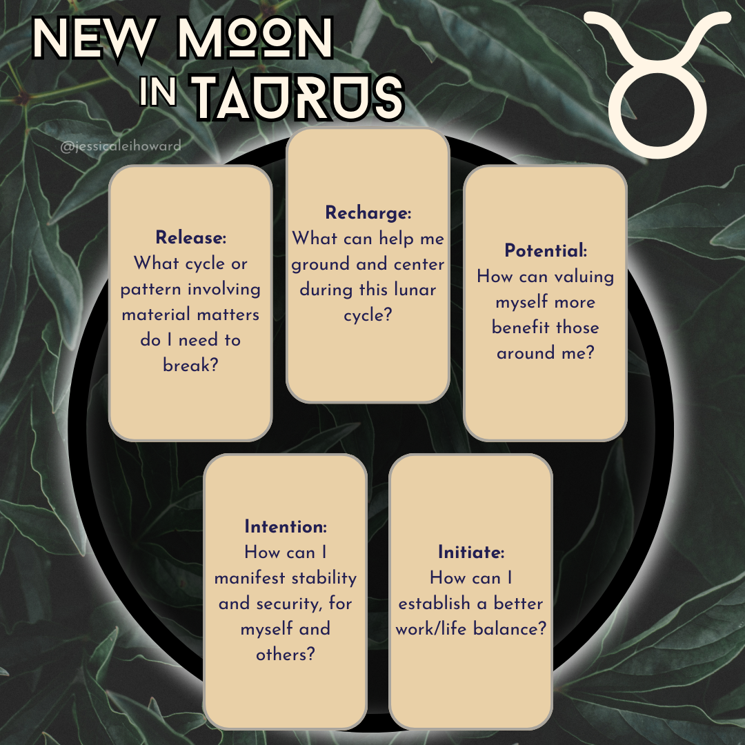 New Moon in Taurus