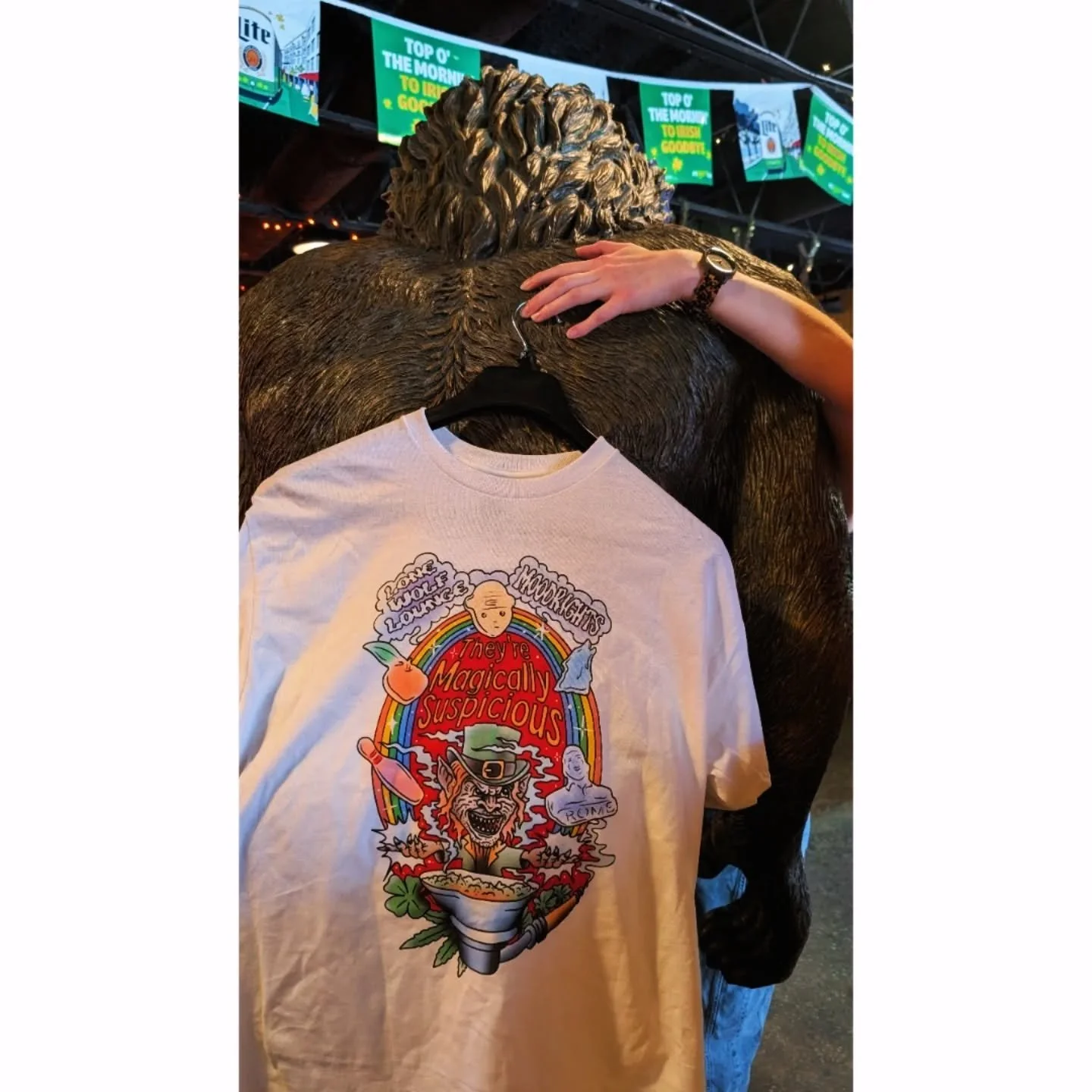 Moodright's x Lone Wolf Lounge First Ever Limited Edition Collab Shirt

Suspicious AND delicious, part of a balanced breakfast at any time of day. 

$30 

(These will probably be worth hundreds on eBay in 15 years)

Available where fine times are ser