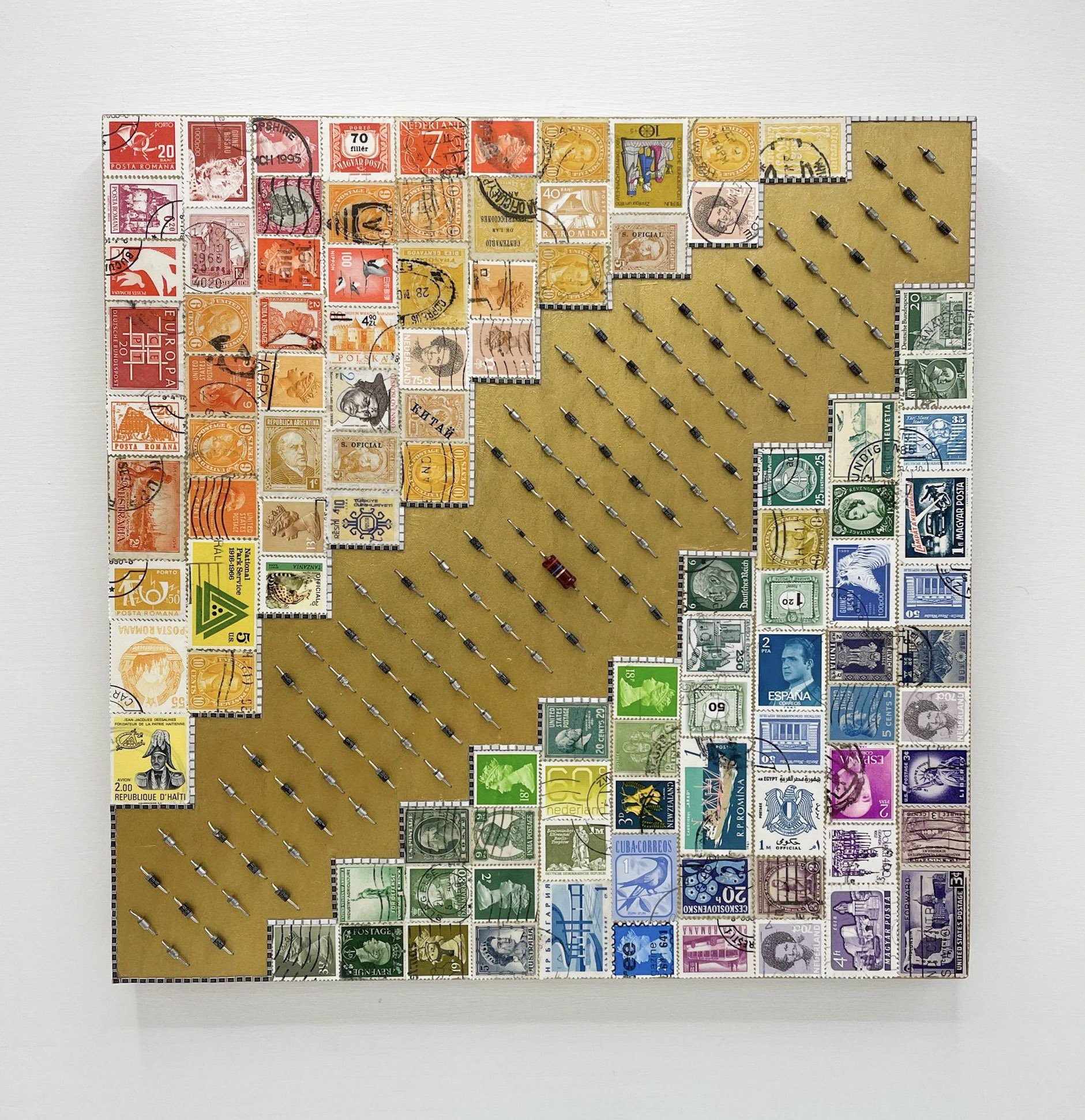 Rainbow Stamp - 8"x8"