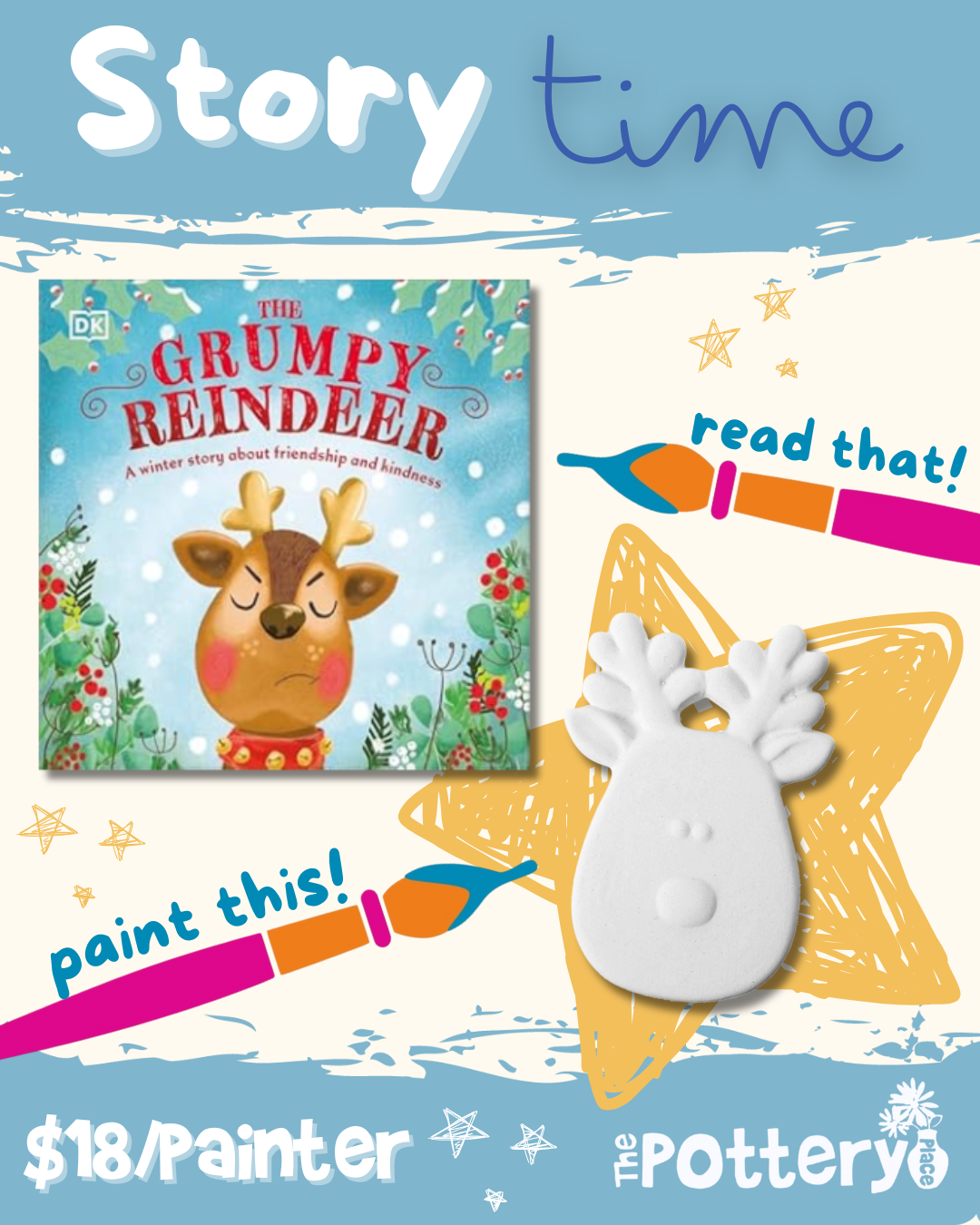 Story Time: The Grumpy Reindeer