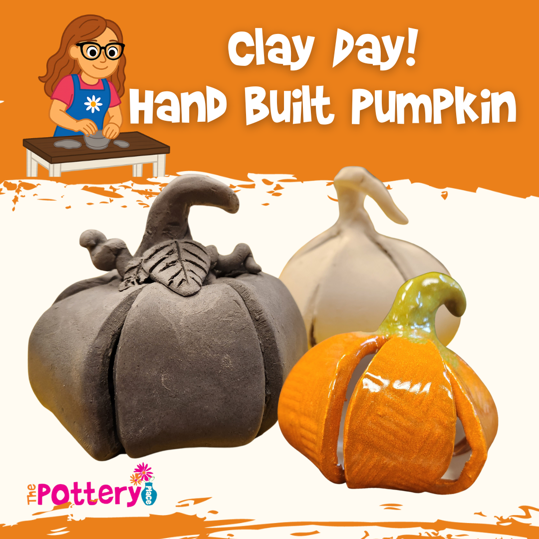 Clay Day - Hand Built Pumpkin