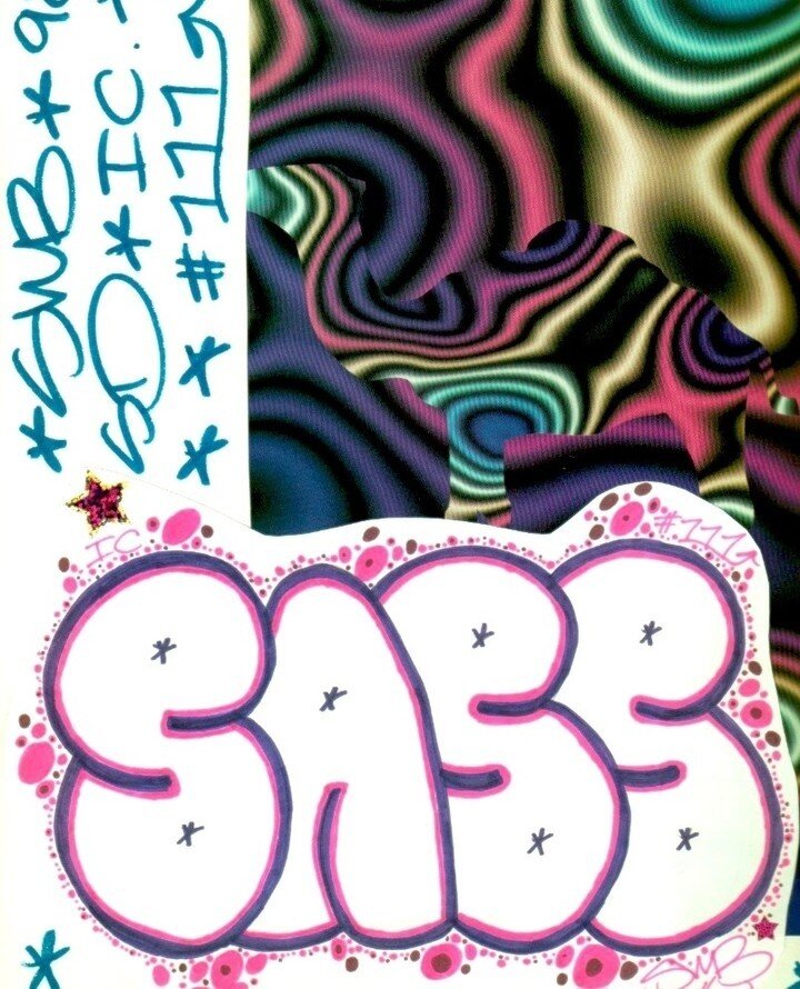 1998. The year I practiced throw-ups. Were you ever an aspiring graffiti artist?💜💗 #sass