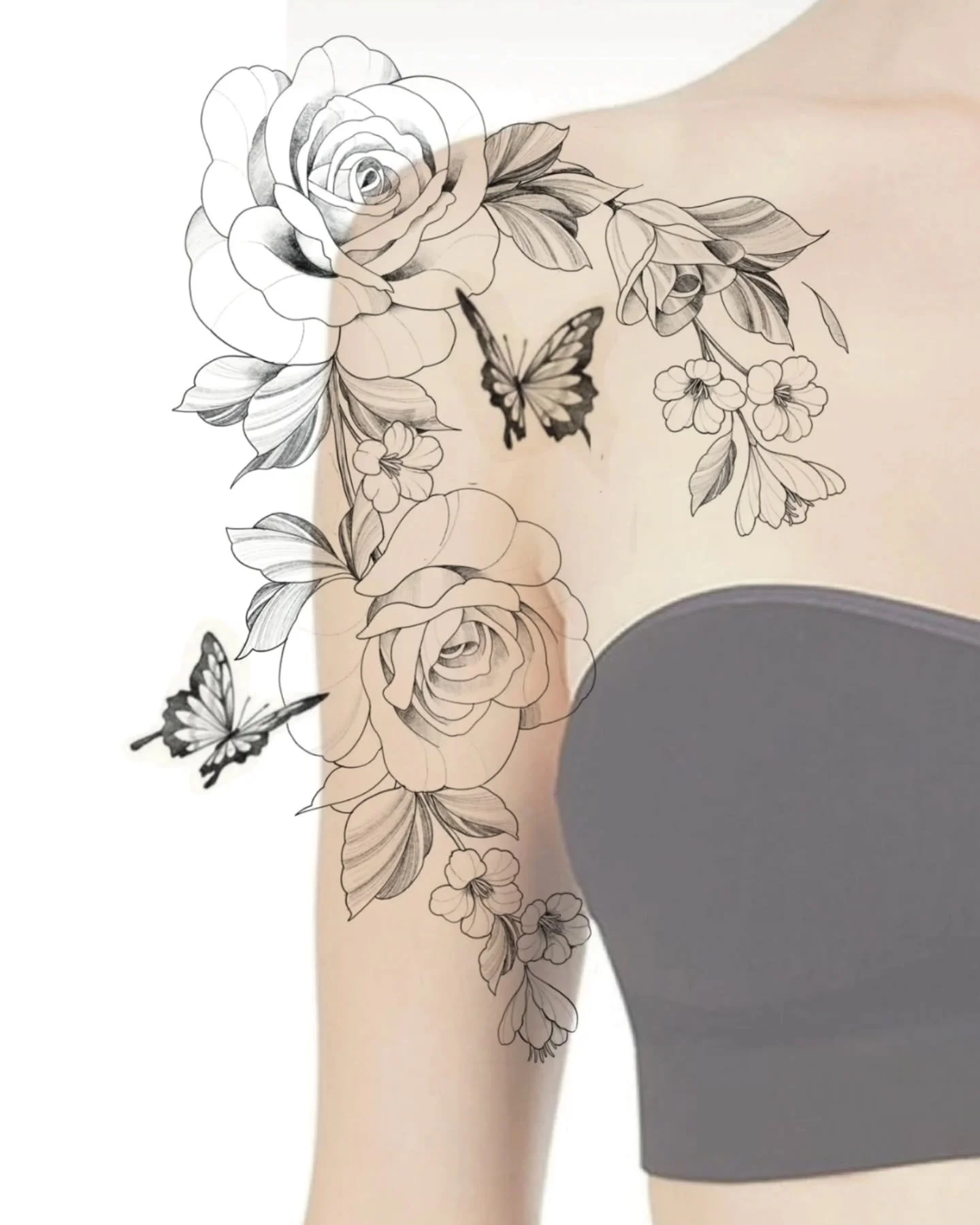 Rose Flash available let me know if you are interested all Flashes are priced for arms and legs only. Any change in placement will change the final total. $350 plus tax at 15inches 

#lunainkmississauga #mississaugatattooartists #cutetattoo #mississa