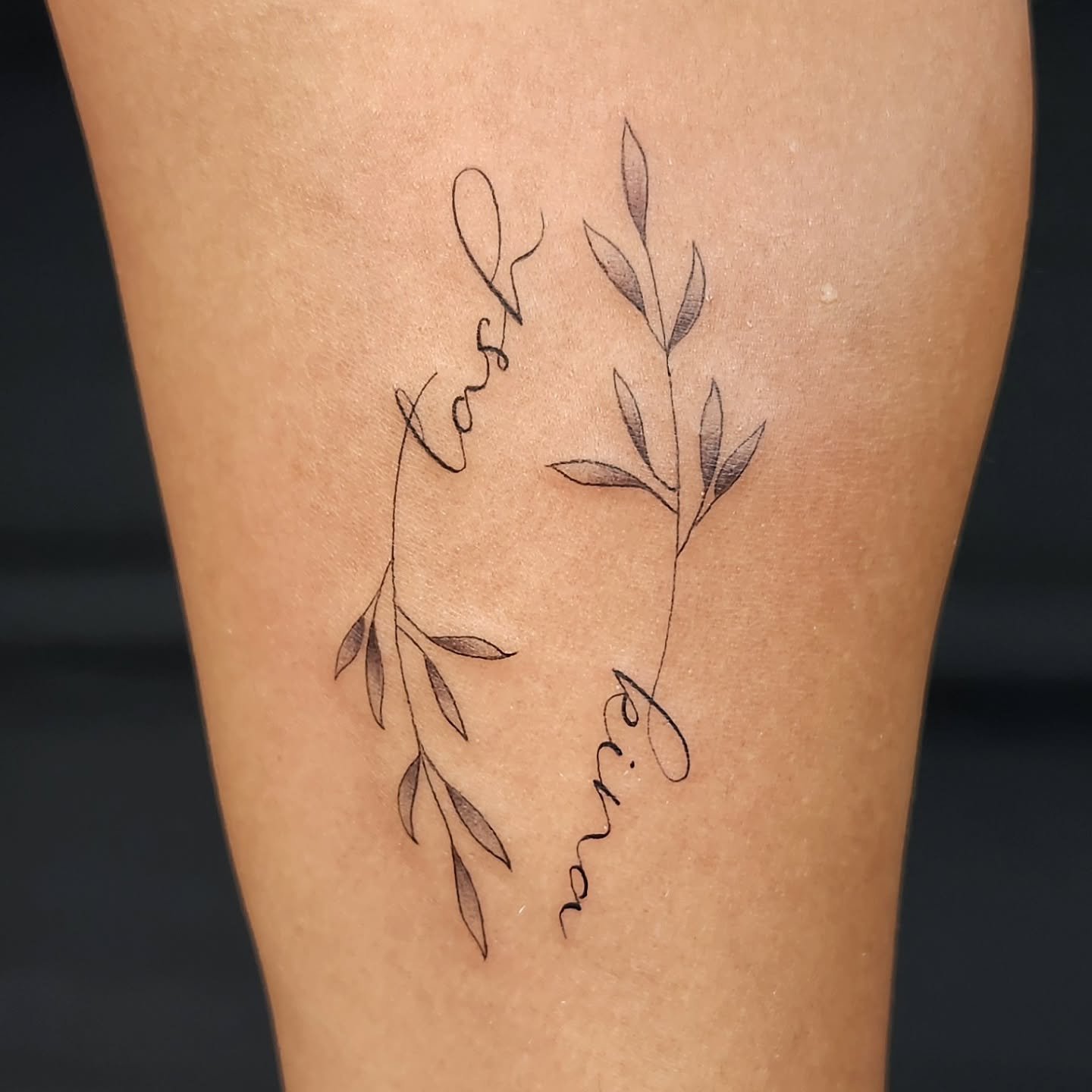 always fun doing someone's first tattoo 🌿 #finelinetattoo #tattoo #mississauga #explore