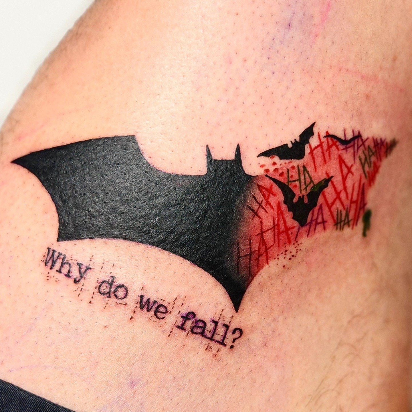 "And why do we fall, sir? So that we can learn to pick ourselves up" #batman #Alfred #tattoo #batmanbegins