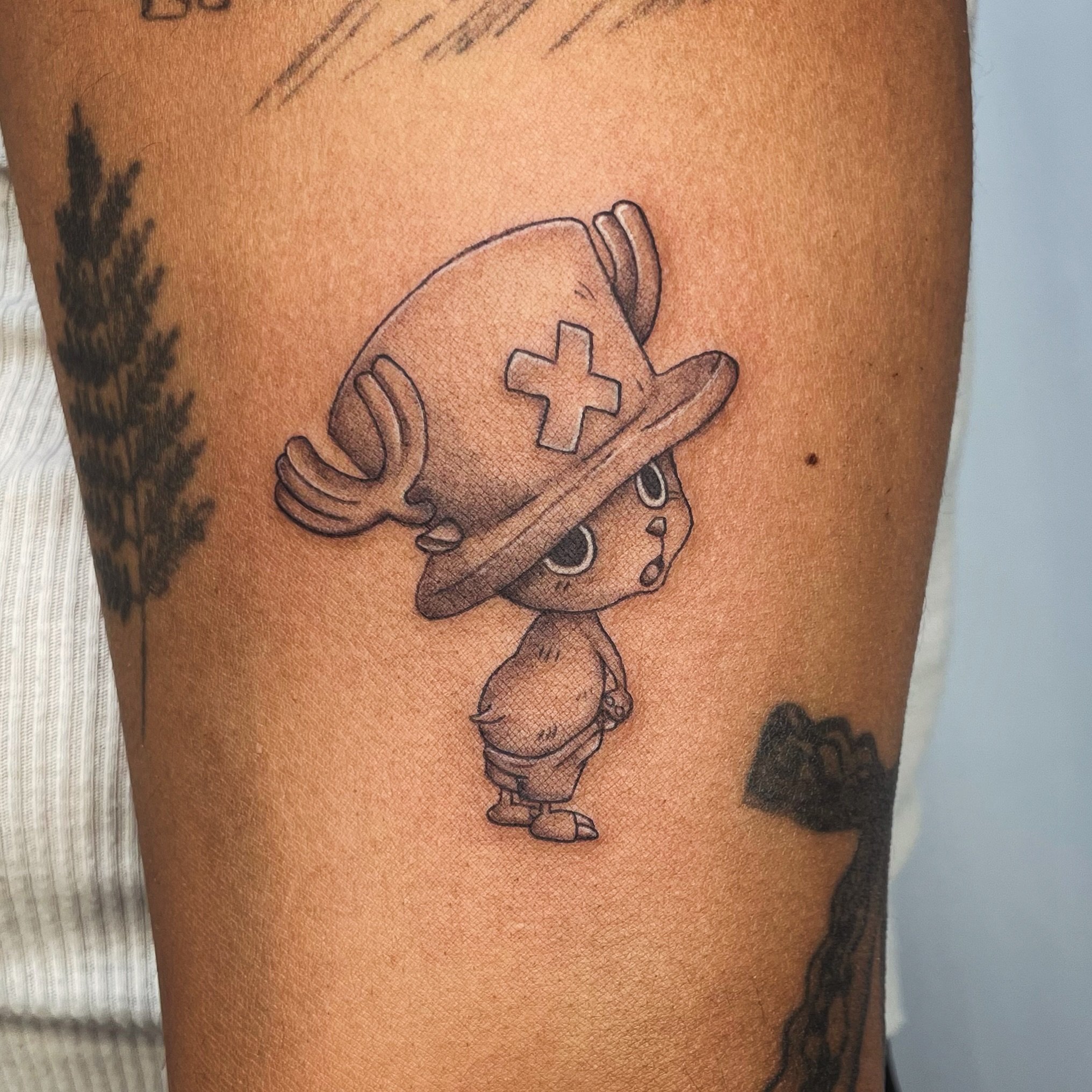 Tony Tony Chopper 🦌 
.
.
#tattoo #onepiece #chopper #onepieceanime #luffy