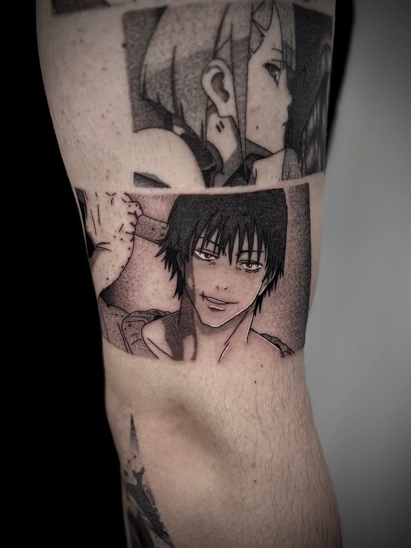Toji panel from JJK
-
#tattoo #animetattoo #tattooartist #explore #mississauga