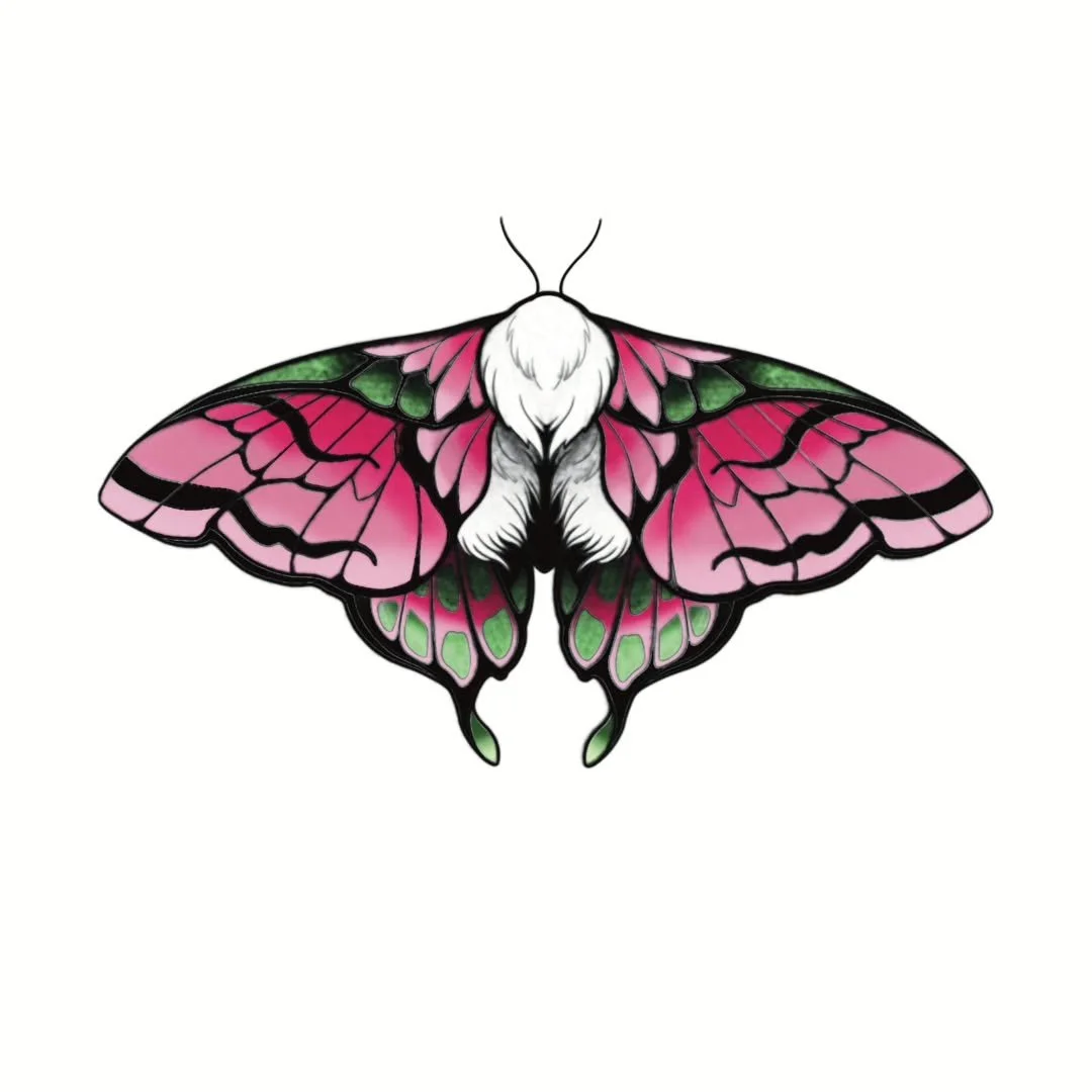 Moth flash available let me know if you are interested all Flashes are priced for arms and legs only. Any change in placement will change the final total. 4inches at 100 plus tax.

#lunainkmississauga #mississaugatattooartists #cutetattoo #mississaug