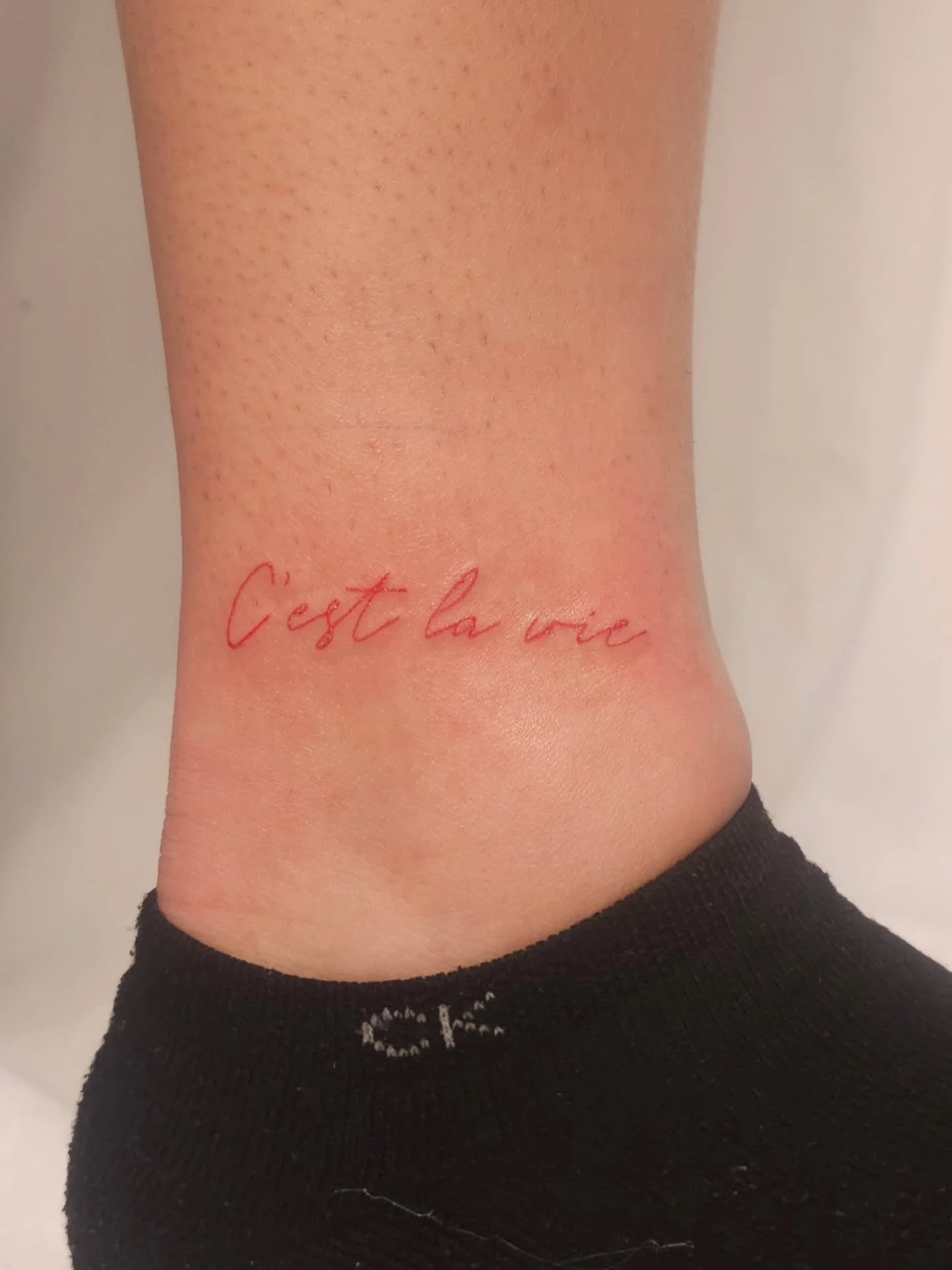 Cute little script tattoo 

#lunainkmississauga #mississaugatattooartists #cutetattoo #mississaugatattoostudio #femaletattooartistmississauga