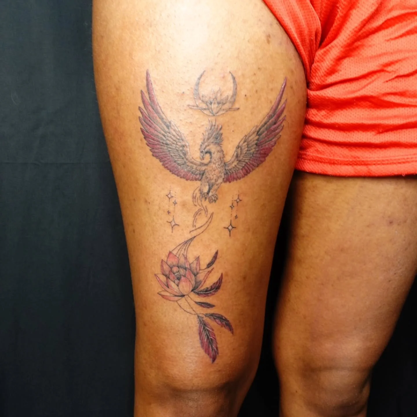 Phoenix tattoo done on a wonderful client 🙌. Thank you so much 💓. 

#lunainkmississauga #mississaugatattooartists #cutetattoo #mississaugatattoostudio #femaletattooartist