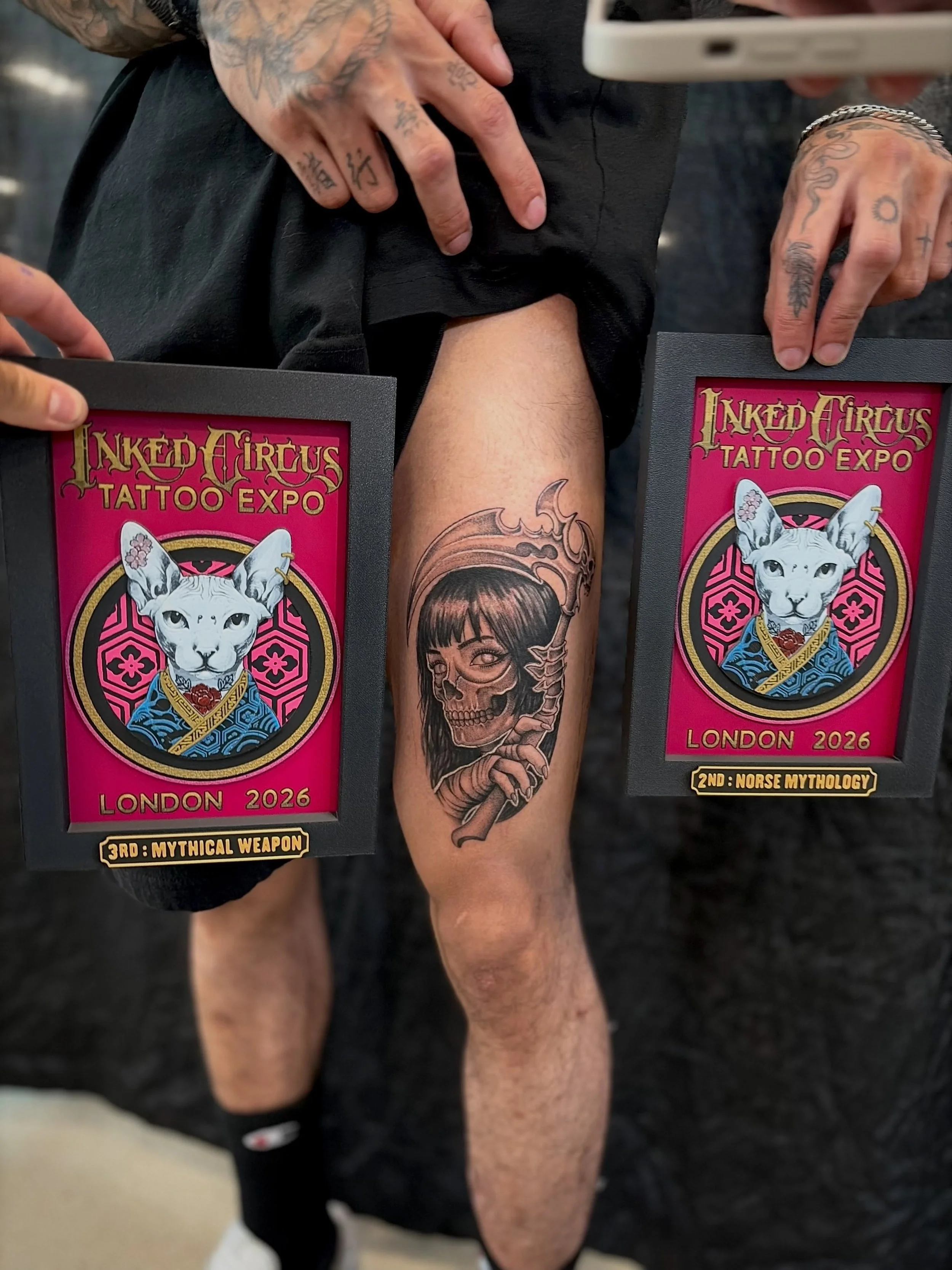 Took home 2 trophies on the third day @inkedcircusexpos for this piece. 
-
#tattoo #tattooartist #mississauga #explore