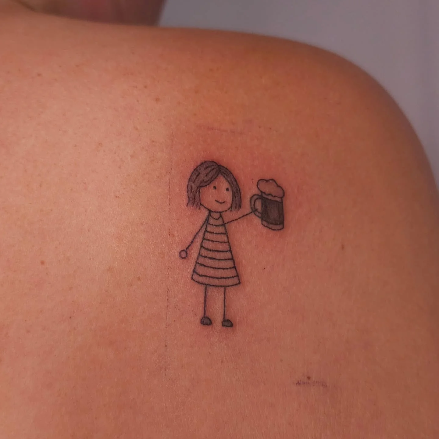 Cute little part of a friendship tattoo 😍. 

#lunainkmississauga #mississaugatattooartists #cutetattoo #mississaugatattoostudio #femaletattooartist