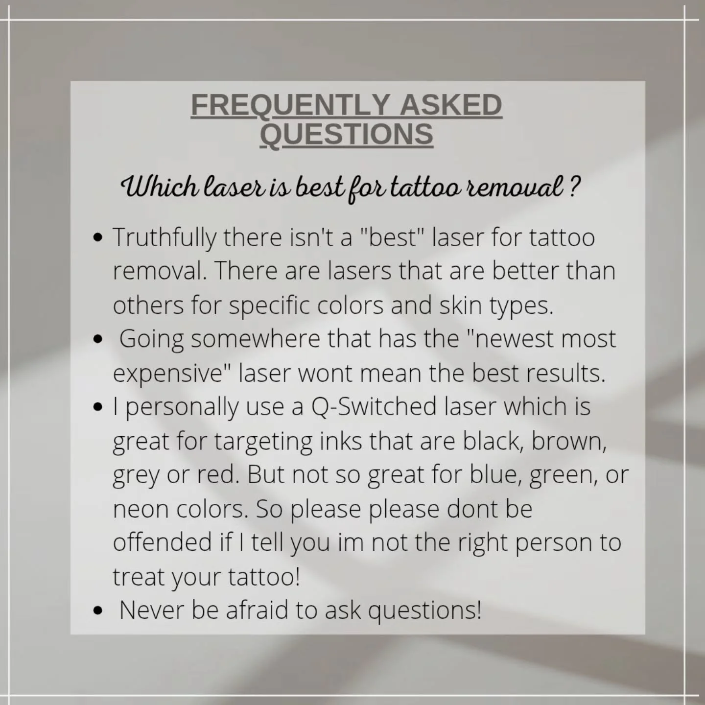 DM for bookings, or if you have any other questions or inquiries. Thanks! 
.
.
.
.
.
.
.
.
.
.#tattoo #tattooremoval #laserremoval #tattooremovalontario #mississaugatattoos
