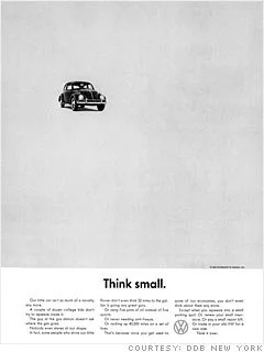 It’s Totally Fine To Think Small