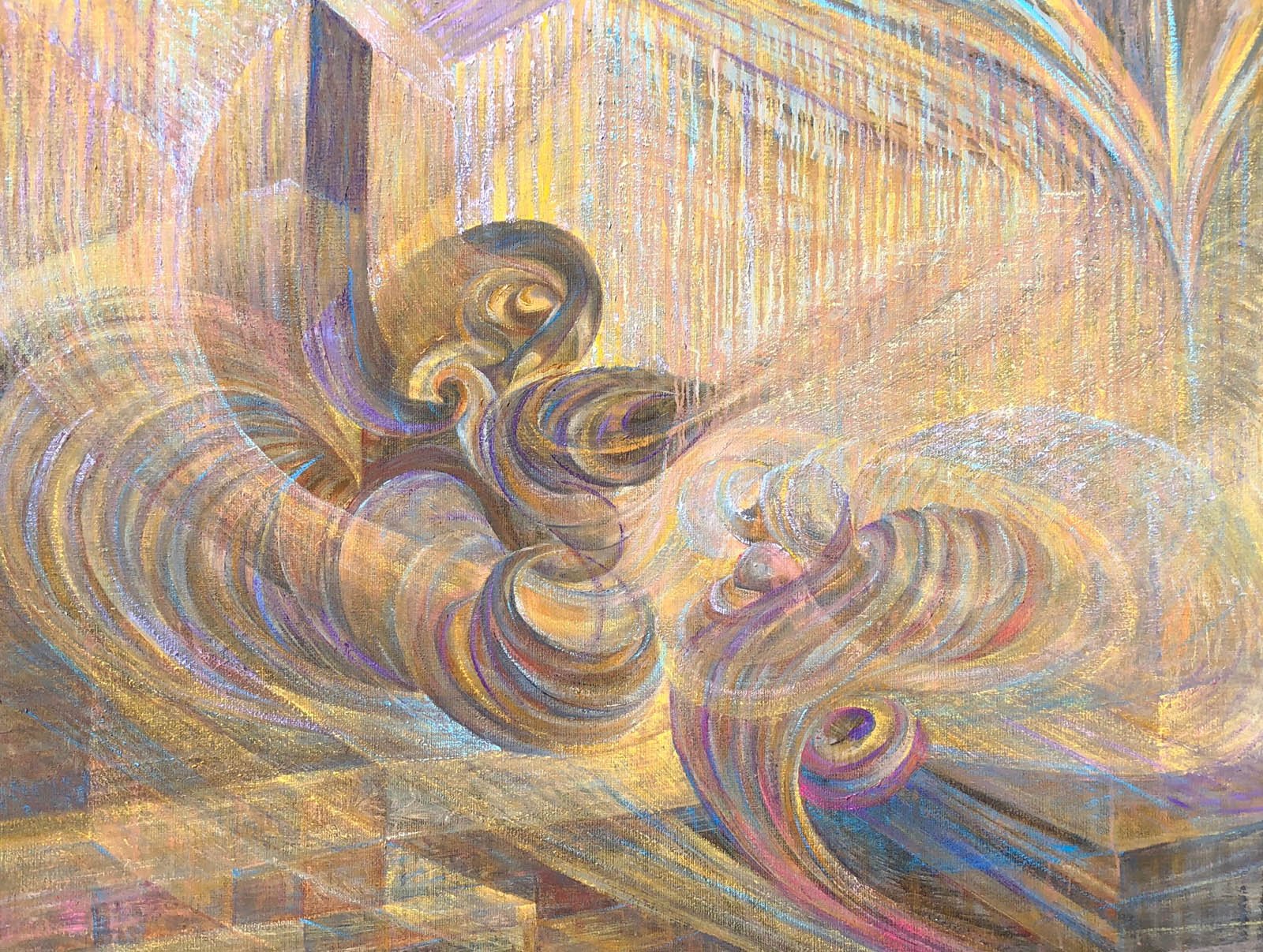 Delphi oil on linen 36” x 48”