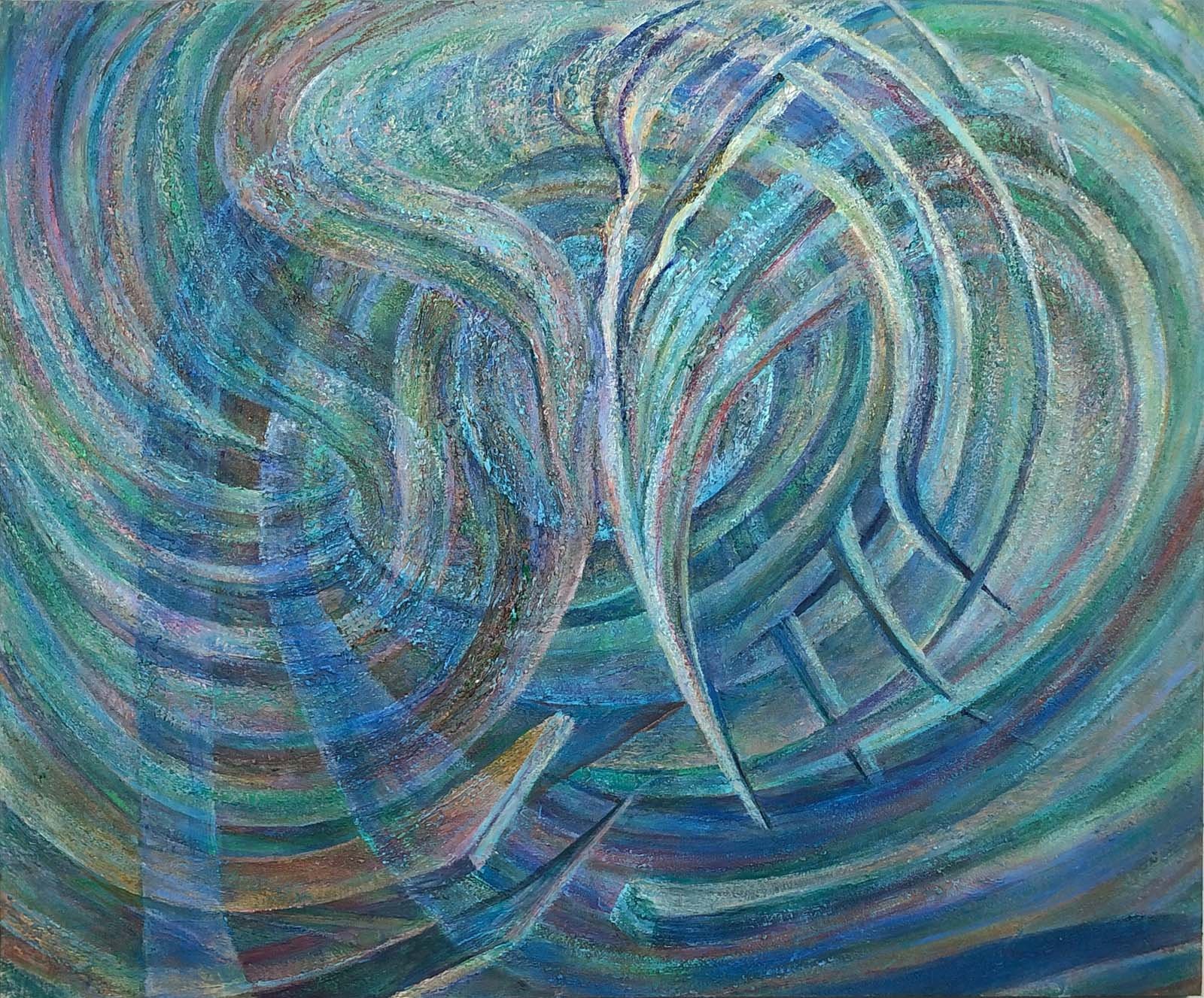   Emerald Window  oil on canvas 48” x 60” 