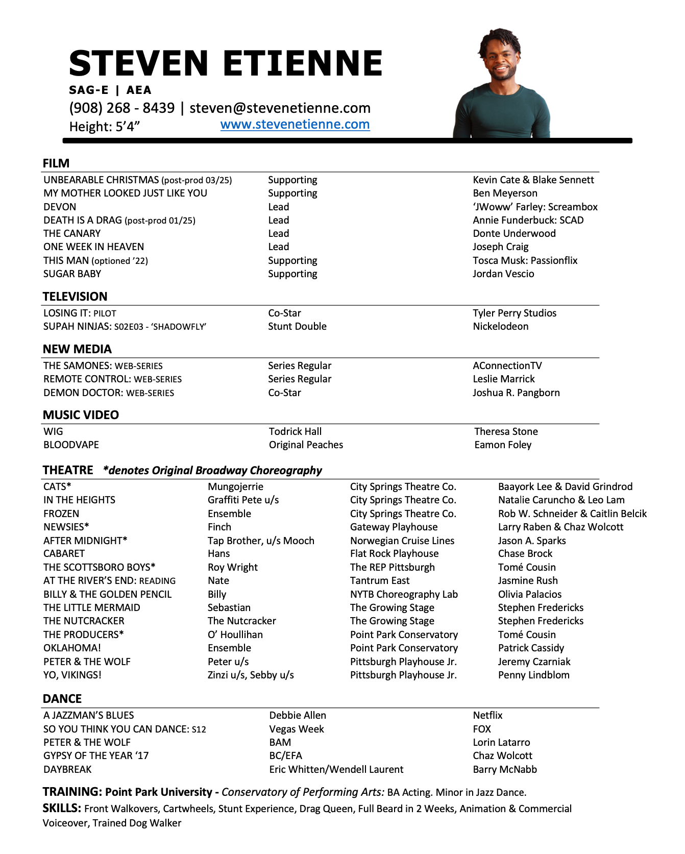 Steven etienne resume