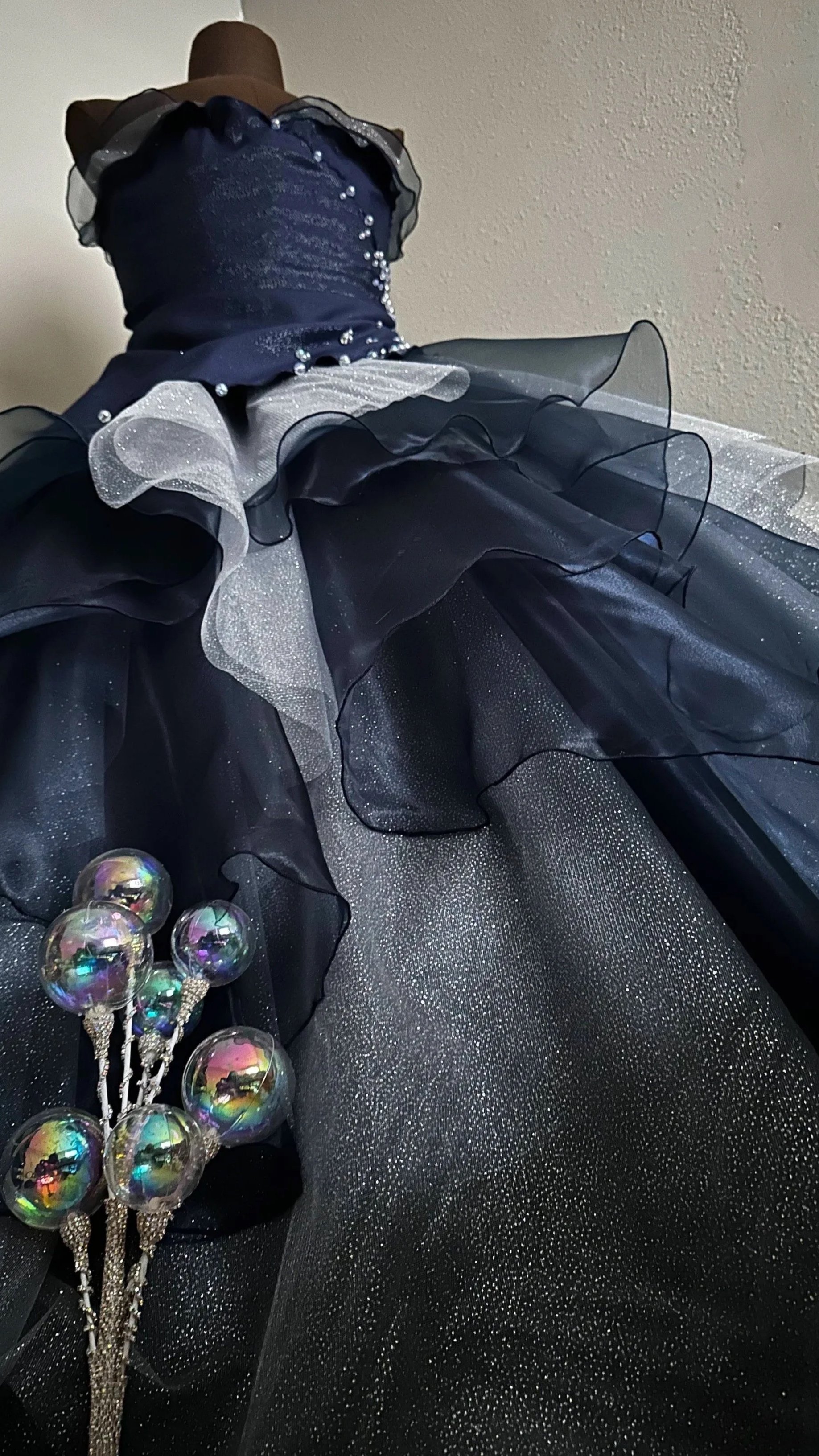 sewing seamstress sewist custom houston texas costume evening wear fashion costume designer alterations formal prom halloween dressmaker glinda wicked bubble dress