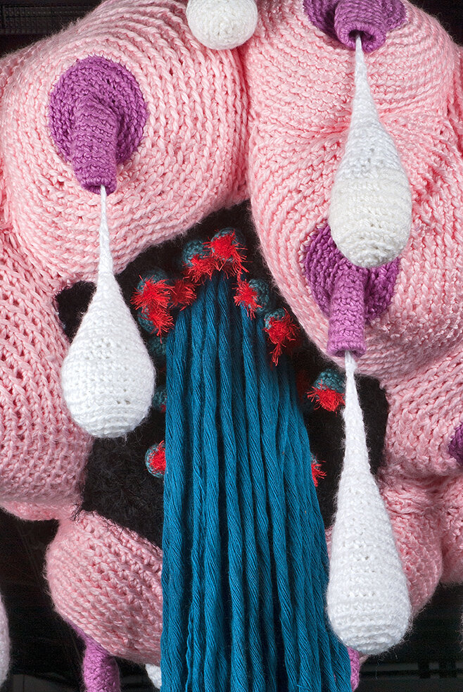 Medusa, Knitting, 300x70x70cm, 2010