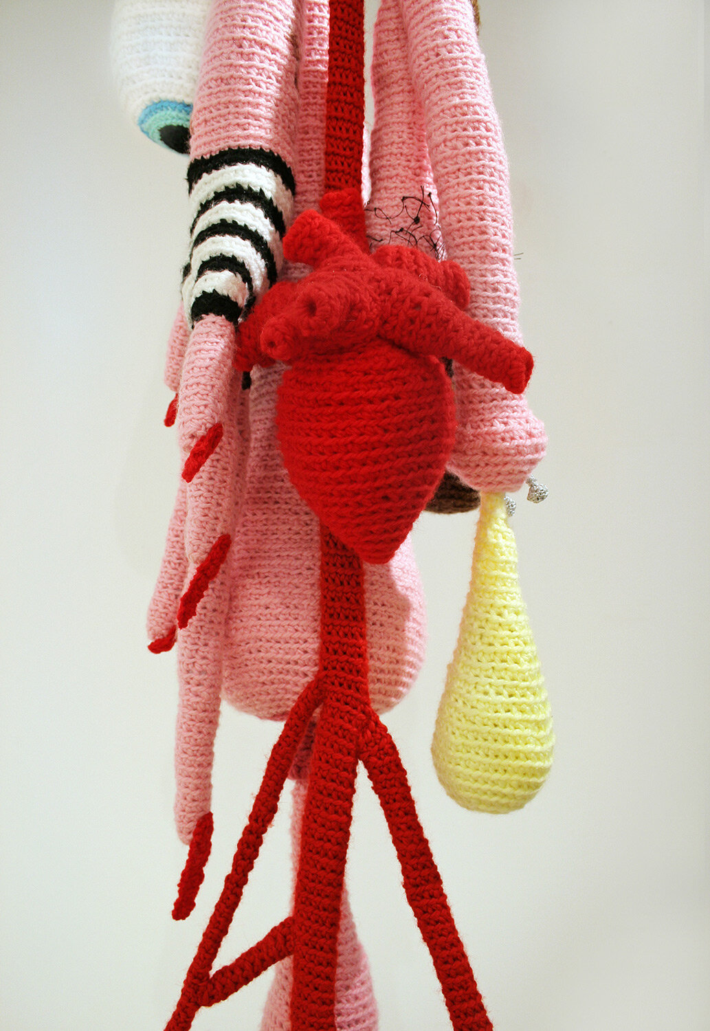 Longing, Knitting, 300x60x60cm , 2009